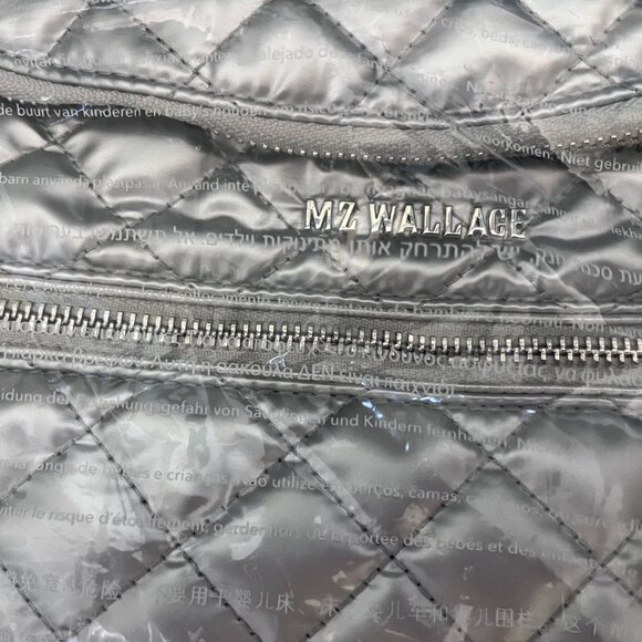 NWT MZ Wallace Crosby Sling bag matte silver - Picture 8 of 10